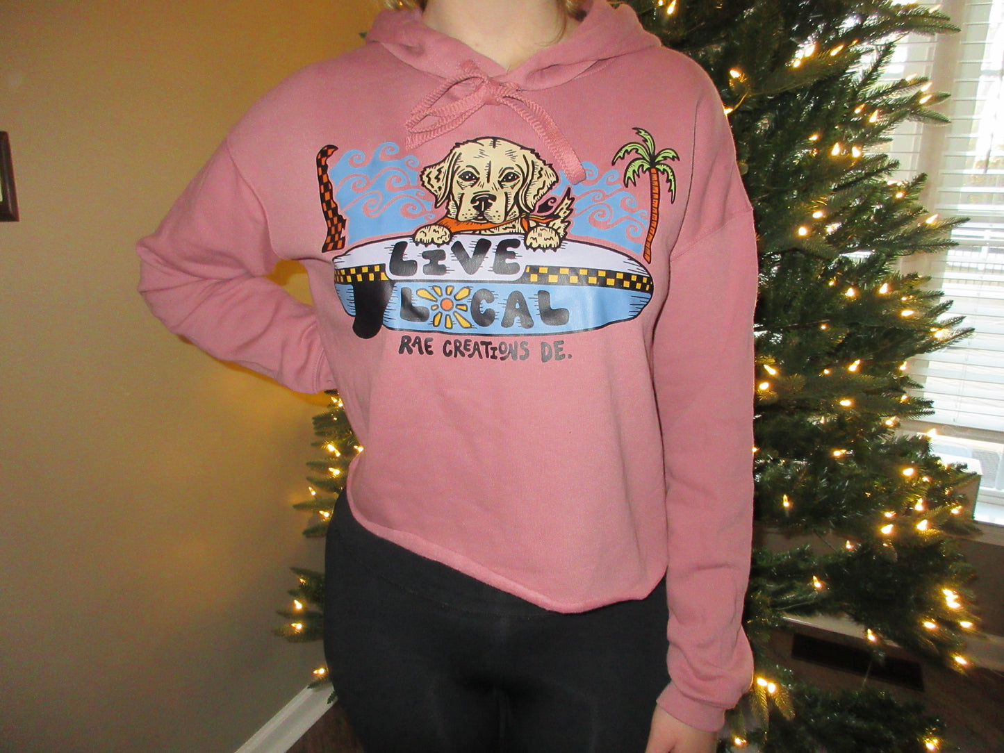 Live Local Cropped Hoodie