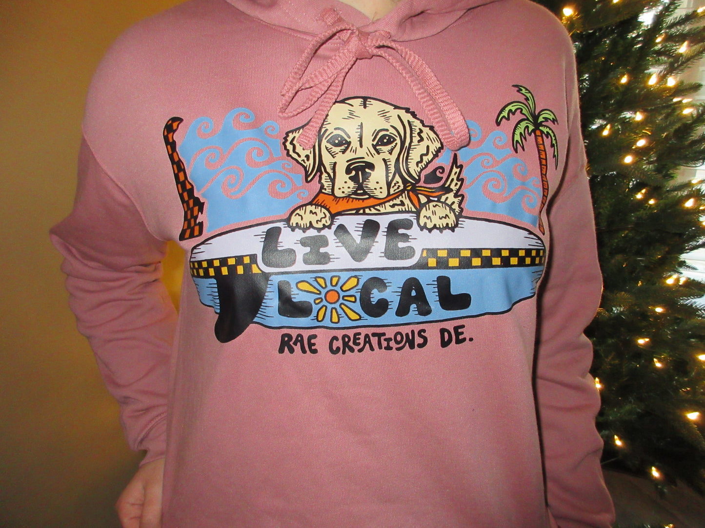 Live Local Cropped Hoodie