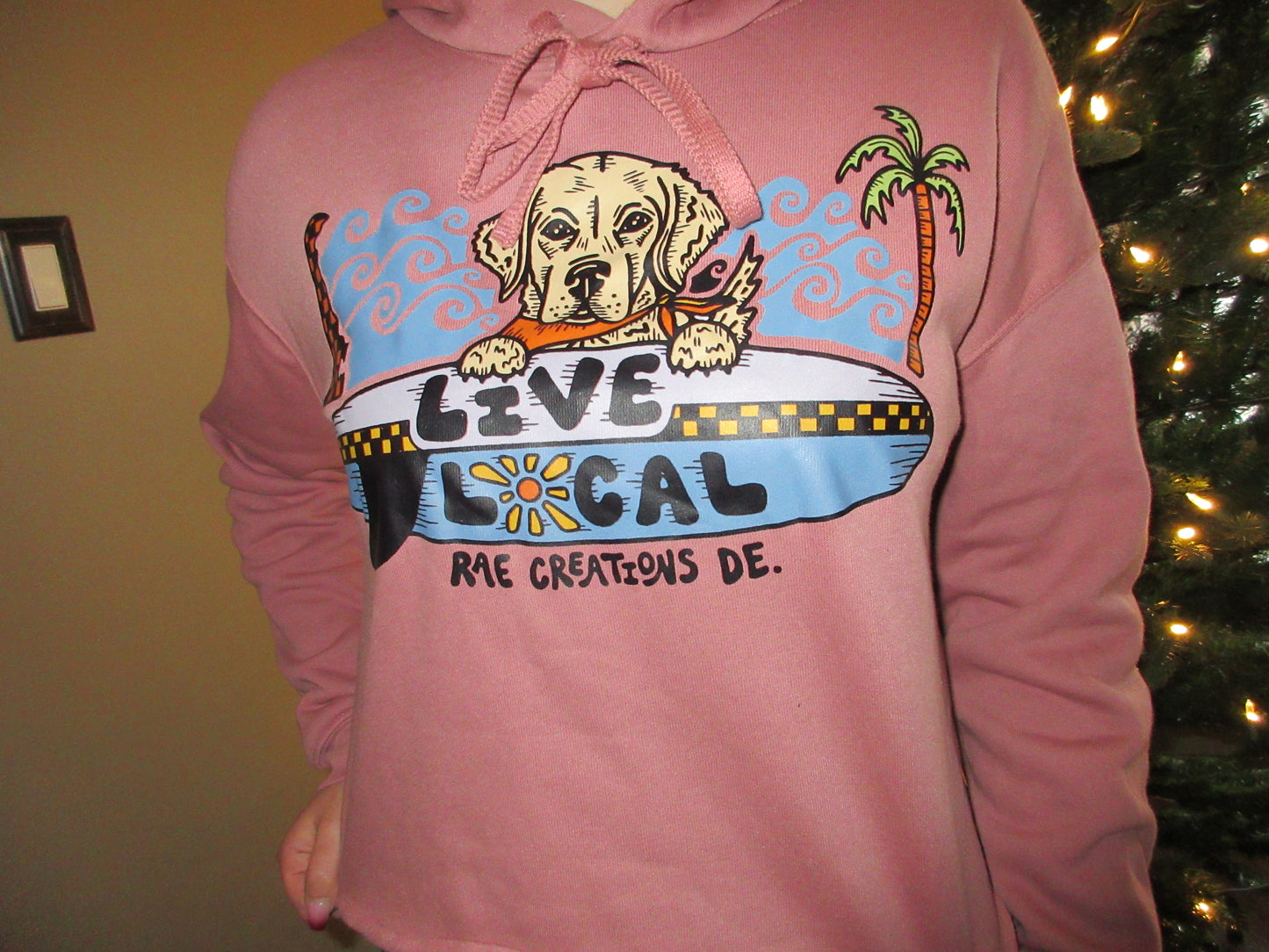 Live Local Cropped Hoodie