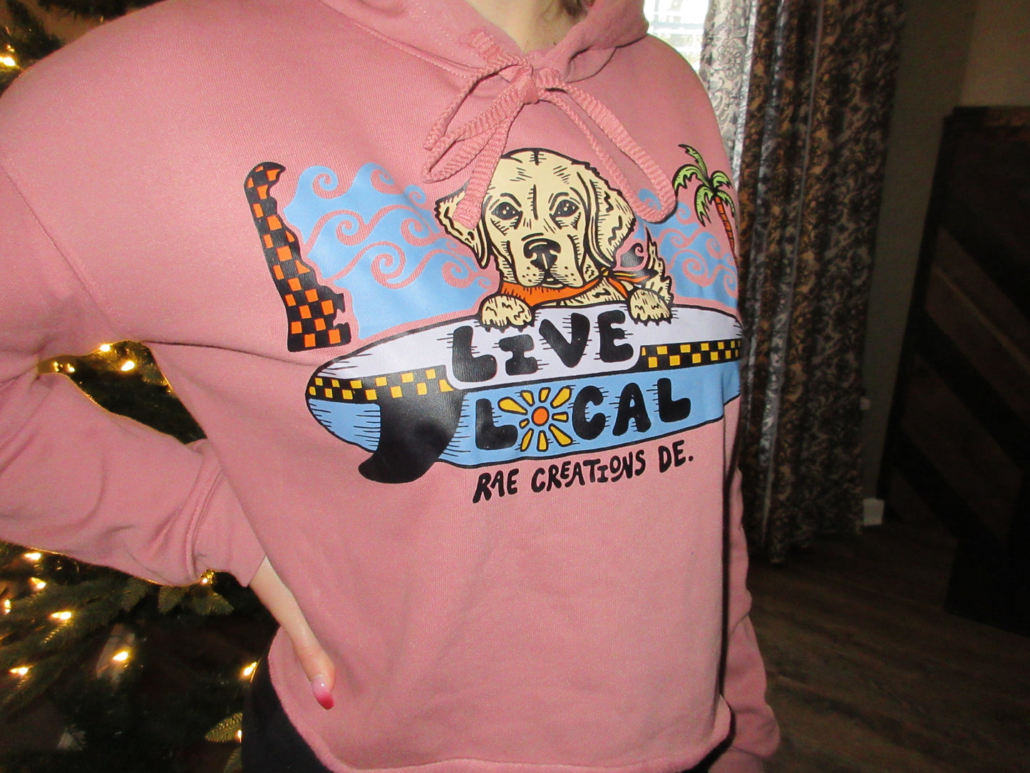 Live Local Cropped Hoodie